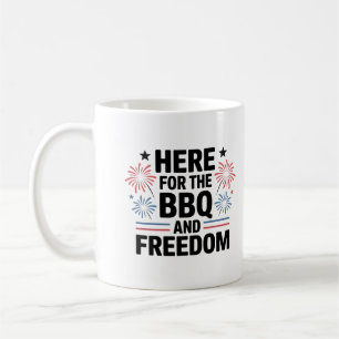 Hier voor de BBQ en Vrijheid 4 juli Koffiemok