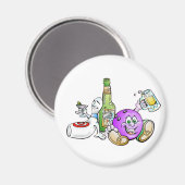 Hier voor de Beer. Magneet (Voorkant / Achterkant)