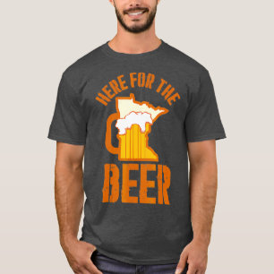 Hier voor de bier in het Shirt van Minnesota
