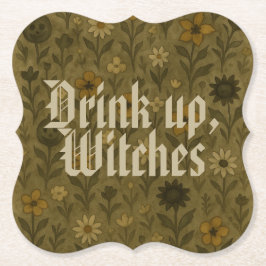 Hier voor de "Boos" Drink, heksen Kartonnen Onderzetters