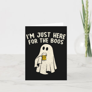 Hier voor de Boos Funny Ghost Halloween Drink Kaart