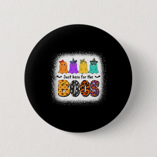Hier voor de Boos Ghost Halloween kostuumjongen Ronde Button 5,7 Cm