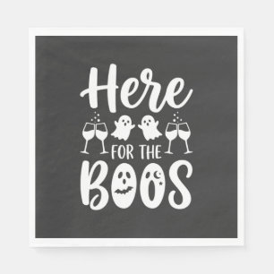 Hier voor de Boos Halloween Geest Ontwerp_1 Servet