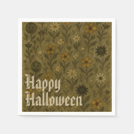 Hier voor de "Boos" Happy Halloween Servet