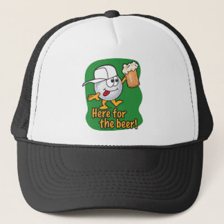 Hier voor de Cartoon Golfer Trucker Pet