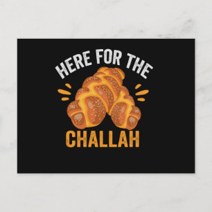 Hier voor de Challah Funny Jewish Hanukkah Bread Briefkaart