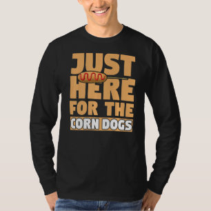 Hier voor de Corndog Corn Dog Foodie Women SA T-shirt