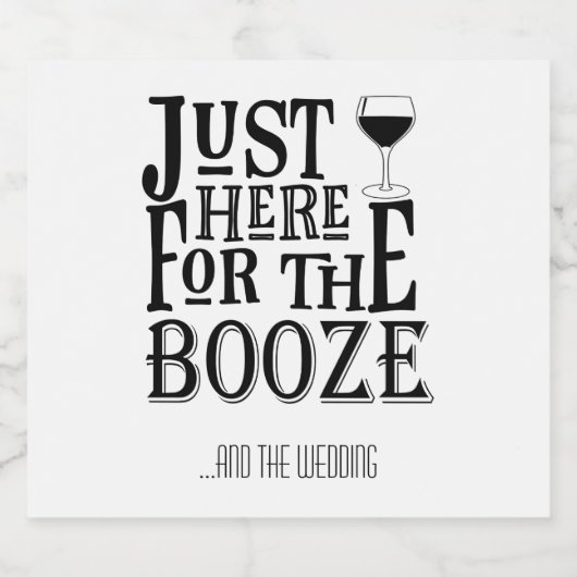 Hier voor de drank sparkling wijnetiket (Enkel label)