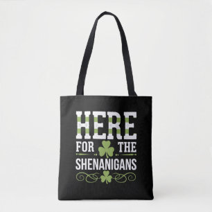 Hier voor de Schelmenstreken Iers Ierland St. Patr Draagtas