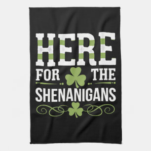 Hier voor de Schelmenstreken Iers Ierland St. Patr Theedoek