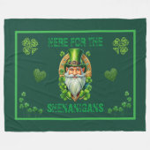 Hier voor de Shenanigans Leprechaun Irish Fleece Deken (Voorkant (Horizontaal))