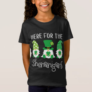 Hier voor de Shenanigans St Patrick's Day Gnome T-shirt
