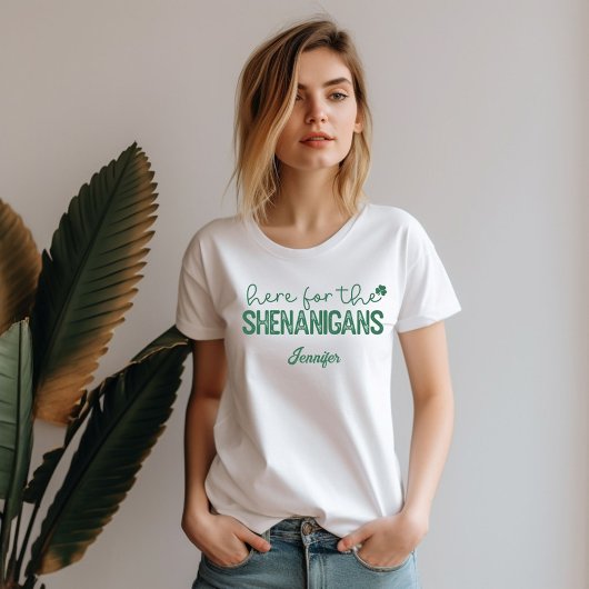 Hier voor de Shenanigans St Patrick's Day T-shirt