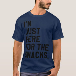 Hier voor de snacks, ben ik hier voor de Sn T-shirt