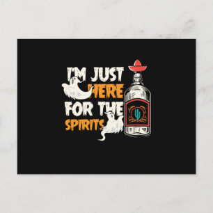 Hier voor de spirits Halloween Tequila Spooky Gif Briefkaart