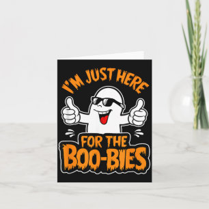 Hier voor The Boo-bies Ghost Grappig Stout Kaart