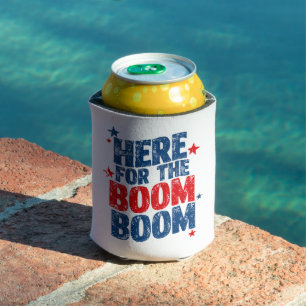 Hier voor The Boom 4 juli Patriottisch  Blikjeskoeler