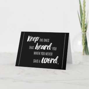 HIER VOOR "U" WANNEER U ME NOOIT NODIG HEBT KAART