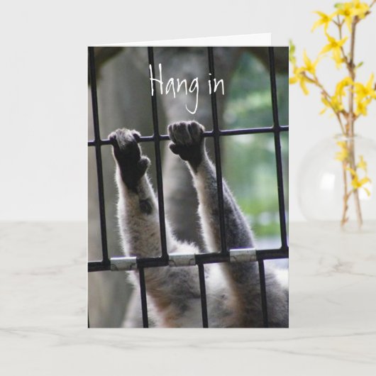 Hier voor uw steun en aanmoediging kaart (Gele Bloem)