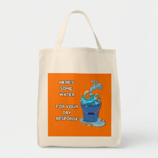 Hier wat water - grappig tote bag