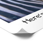 Hier zie je je poster (Hoek)