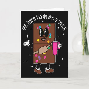 Hier ziet het eruit als een snack Boujee Chocolade Kaart