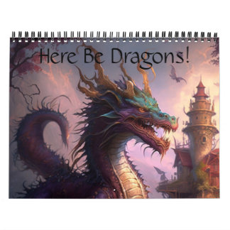 Hier zijn draken! kalender