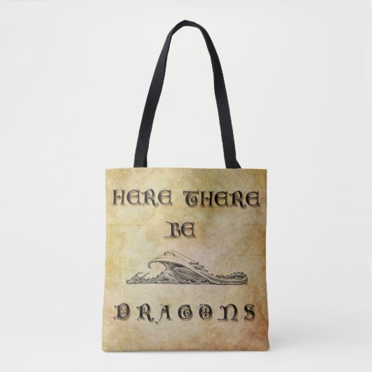 Hier zijn er tekenen tote bag (Voorkant)