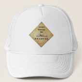 Hier zijn er tekenen trucker pet (Voorkant)
