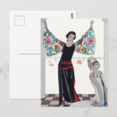 Hier zijn mijn vleugels - George Barbier Briefkaart (Voorkant / Achterkant)