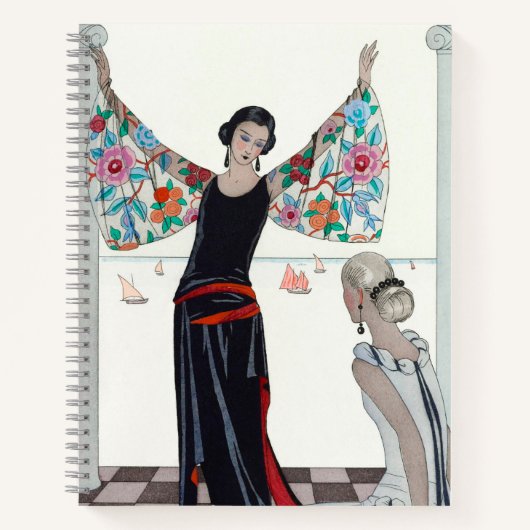 Hier zijn mijn vleugels - George Barbier Notitieboek (Voorkant)