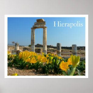Hierapolis Ruins, Turkije Poster