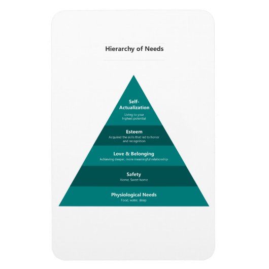 Hierarchy of Needs Magneet (Verticaal)