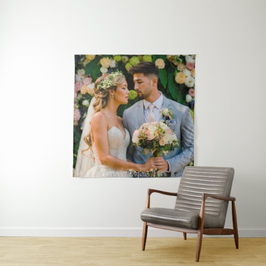 #HierBegintEeuwigheidTapijt Wandkleed (In situ)