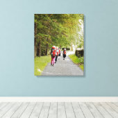 HIERMEE CANVAS AFDRUK (Insitu (Houten vloer))