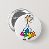 Hiermee houdt u van Button voor winkelen (Voorkant /achterkant)