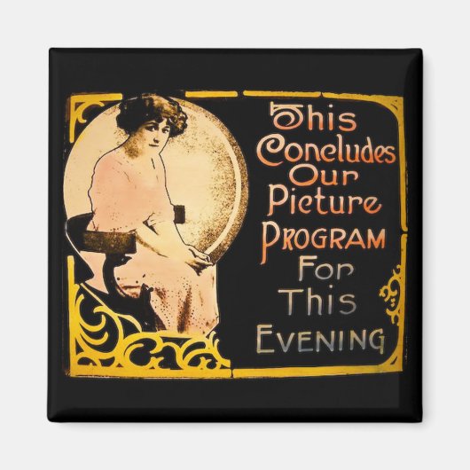 Hiermee is ons Afbeelding-programma afgerond - Vin Magneet (Voorkant)