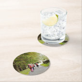 HIERMEE RONDE KARTONNEN ONDERZETTER (Insitu)