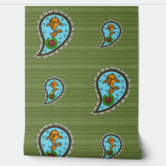 Hiermee schaalt u de goudvis behang