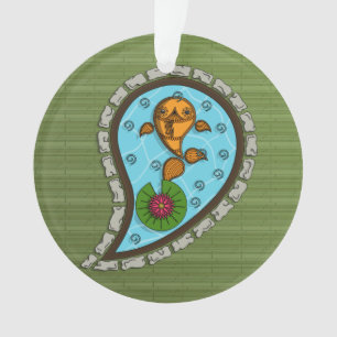 Hiermee wordt het acrylOrnament van Goldfish gesch Ornament
