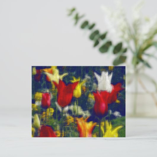 Hiermee wordt het digitale effect van stijl "impre feestdagenkaart (Staand voorkant)