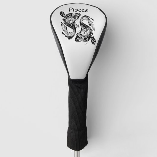 Hiermee wordt het symbool visdierentuin en -teken golfheadcover (Voorkant)
