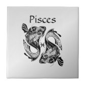 Hiermee wordt het symbool visdierentuin en -teken  tegeltje (Voorkant)