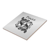 Hiermee wordt het symbool visdierentuin en -teken  tegeltje (Zijkant)