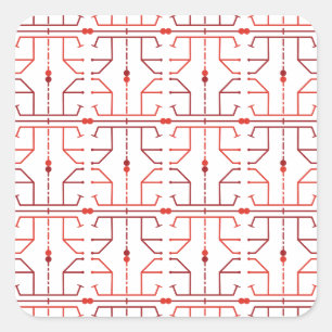 Hiëroglief Abstract Patroon Sticker