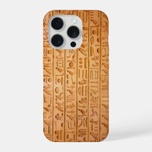 Hiëroglief Oud Egypte Taal Gegraveerde Tekst iPhone 15 Pro Hoesje