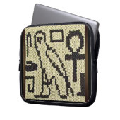 Hiërogliefen Artisan Haakprint Elektronica Tas (Voorkant Links)