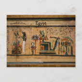 Hiërogliefenkunst in Egypte Briefkaart (Voorkant)