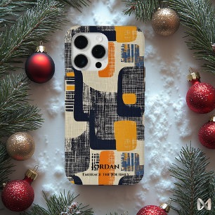 Hiëroglyfische Geometrische Elegantie – Tijdloze F iPhone 15 Pro Max Hoesje