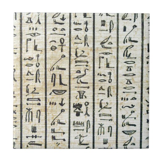 Hieroglyph Tegeltje (Voorkant)